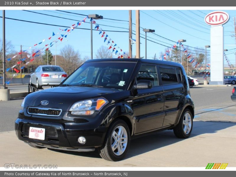 Shadow Black / Black Leather 2010 Kia Soul +
