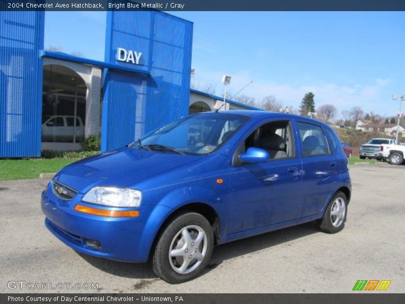Bright Blue Metallic / Gray 2004 Chevrolet Aveo Hatchback