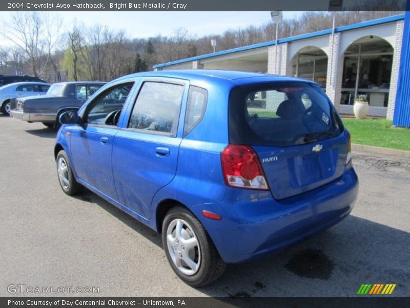Bright Blue Metallic / Gray 2004 Chevrolet Aveo Hatchback
