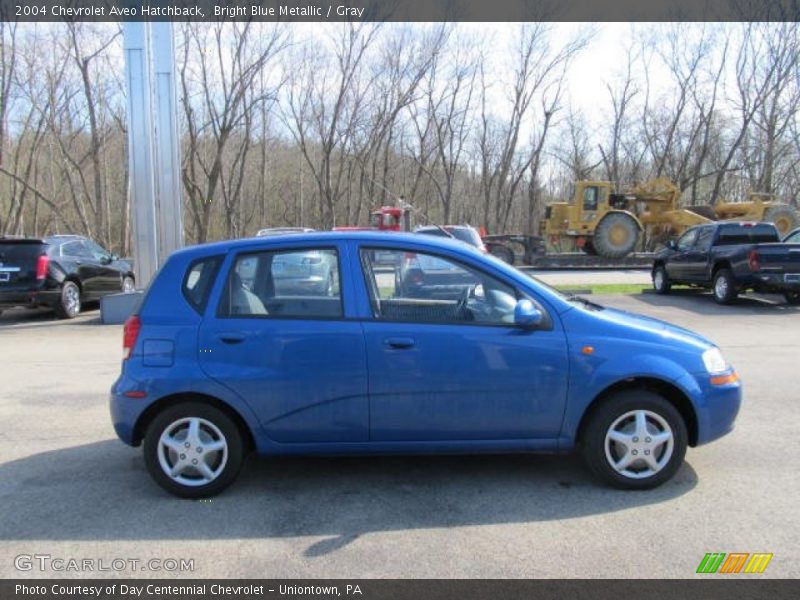 Bright Blue Metallic / Gray 2004 Chevrolet Aveo Hatchback