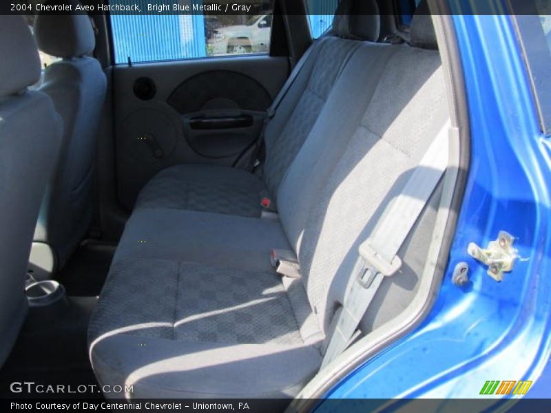 Bright Blue Metallic / Gray 2004 Chevrolet Aveo Hatchback