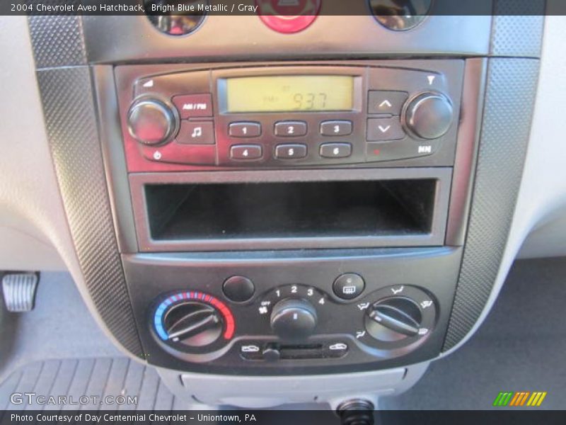 Bright Blue Metallic / Gray 2004 Chevrolet Aveo Hatchback