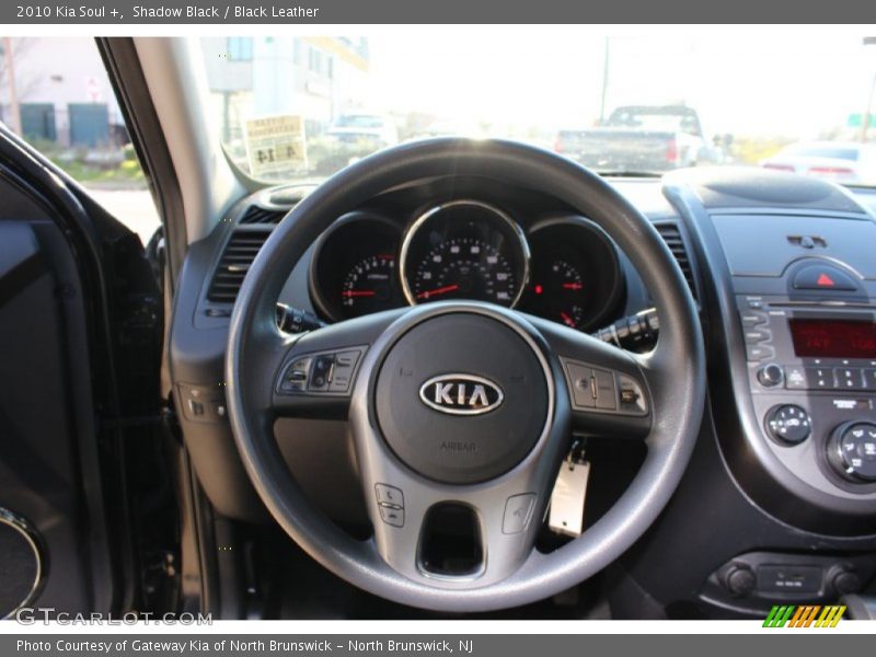 Shadow Black / Black Leather 2010 Kia Soul +