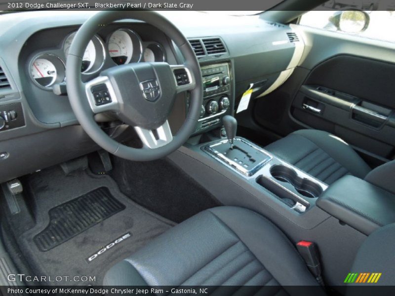 Blackberry Pearl / Dark Slate Gray 2012 Dodge Challenger SXT
