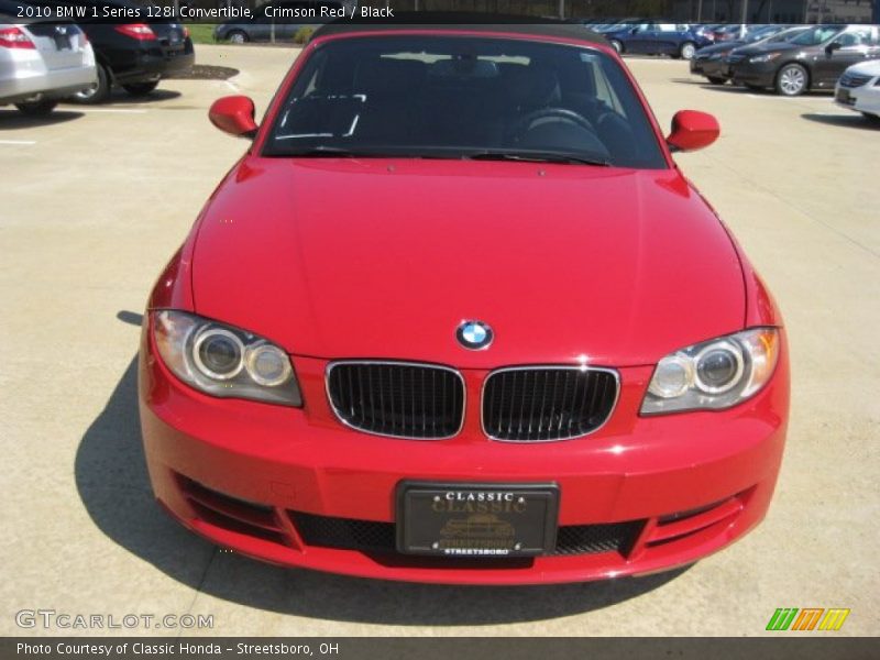 Crimson Red / Black 2010 BMW 1 Series 128i Convertible