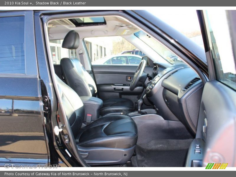 Shadow Black / Black Leather 2010 Kia Soul +