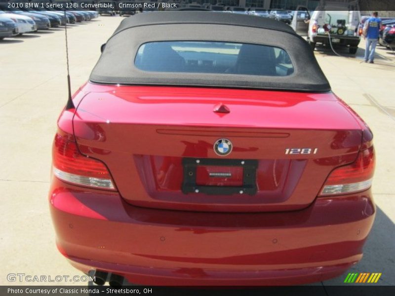 Crimson Red / Black 2010 BMW 1 Series 128i Convertible