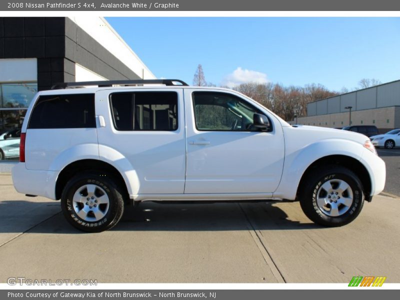 Avalanche White / Graphite 2008 Nissan Pathfinder S 4x4