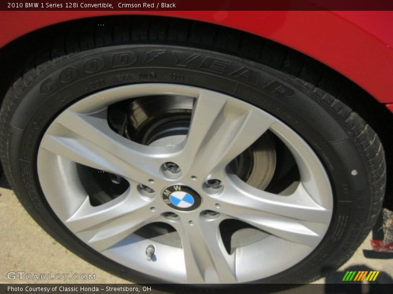 Crimson Red / Black 2010 BMW 1 Series 128i Convertible