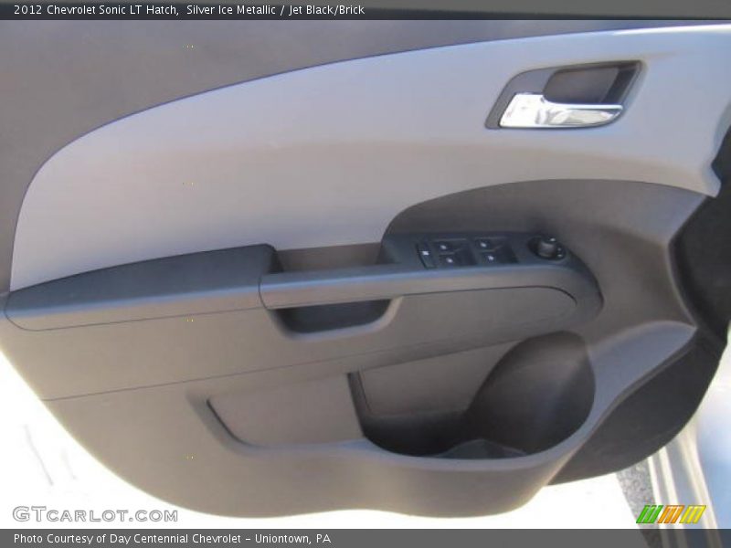 Silver Ice Metallic / Jet Black/Brick 2012 Chevrolet Sonic LT Hatch