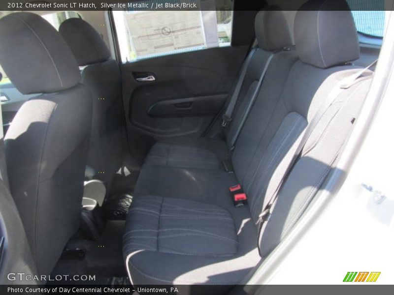 Silver Ice Metallic / Jet Black/Brick 2012 Chevrolet Sonic LT Hatch