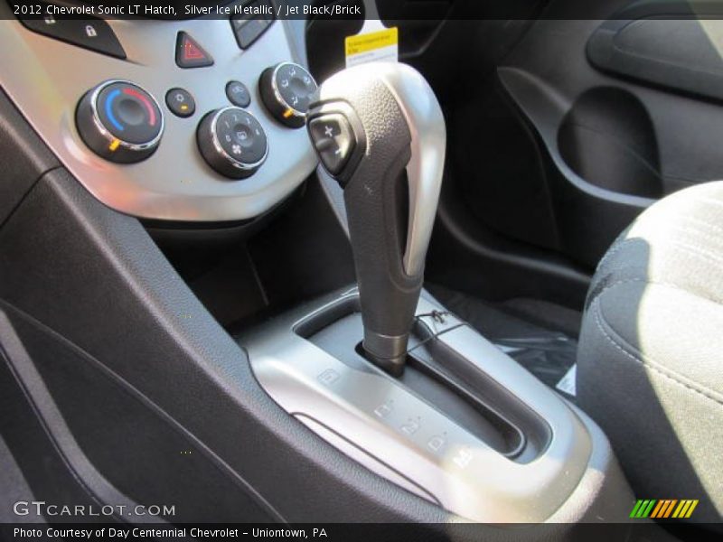 Silver Ice Metallic / Jet Black/Brick 2012 Chevrolet Sonic LT Hatch