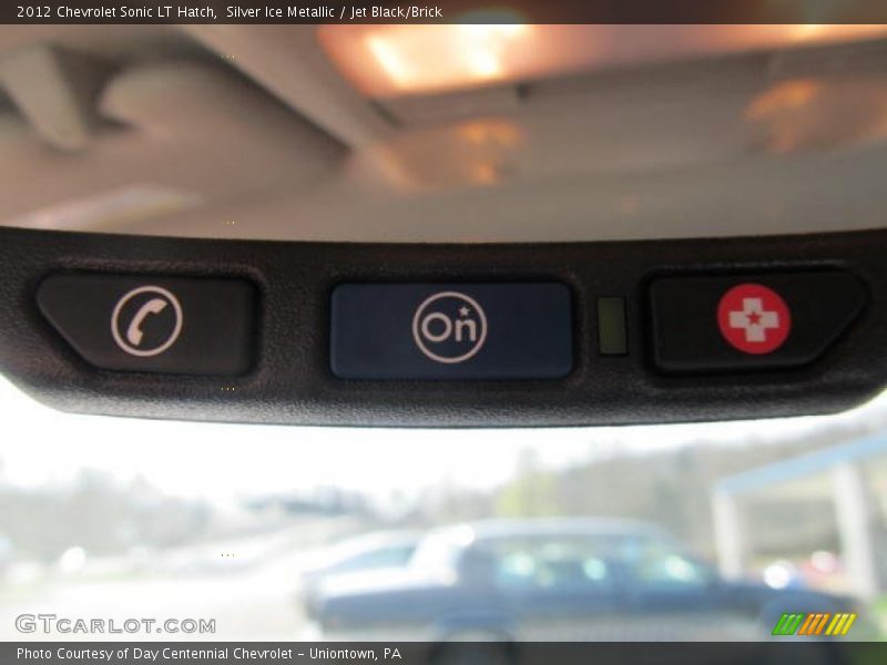 Silver Ice Metallic / Jet Black/Brick 2012 Chevrolet Sonic LT Hatch