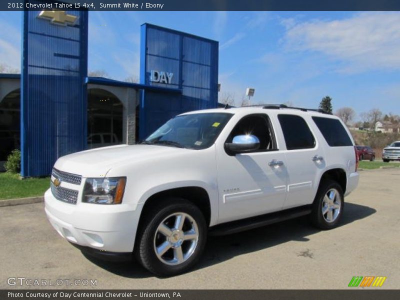 Summit White / Ebony 2012 Chevrolet Tahoe LS 4x4