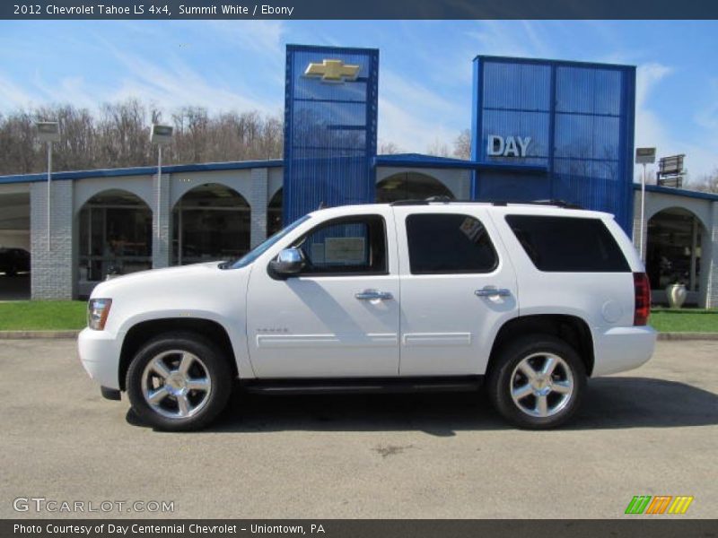 Summit White / Ebony 2012 Chevrolet Tahoe LS 4x4