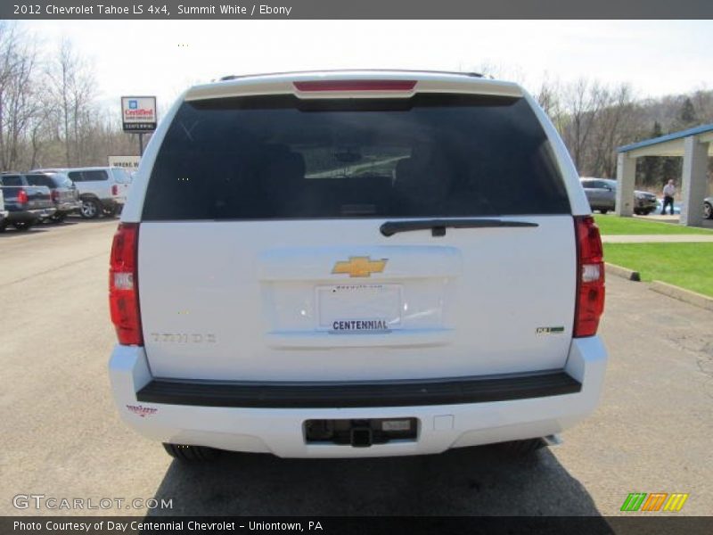 Summit White / Ebony 2012 Chevrolet Tahoe LS 4x4