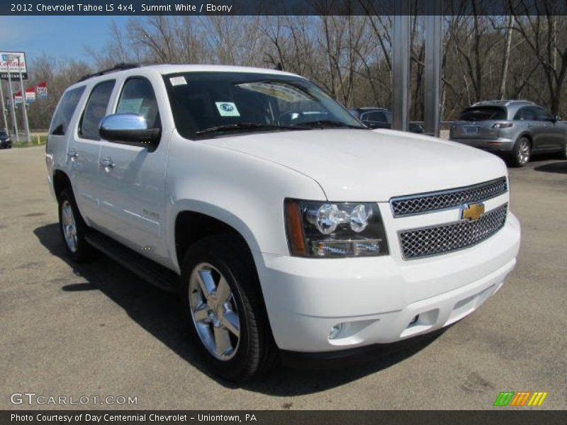 Summit White / Ebony 2012 Chevrolet Tahoe LS 4x4