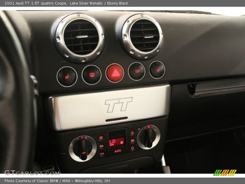 Lake Silver Metallic / Ebony Black 2001 Audi TT 1.8T quattro Coupe