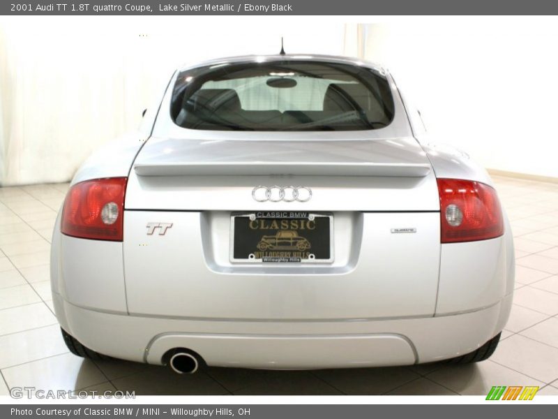 Lake Silver Metallic / Ebony Black 2001 Audi TT 1.8T quattro Coupe