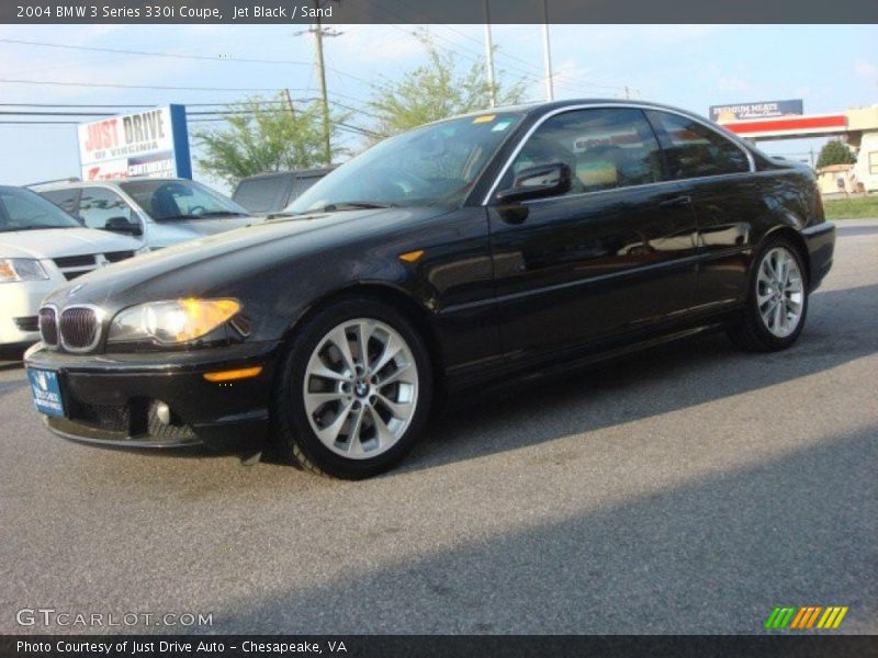 Jet Black / Sand 2004 BMW 3 Series 330i Coupe