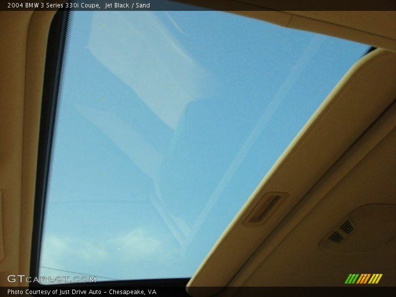 Jet Black / Sand 2004 BMW 3 Series 330i Coupe