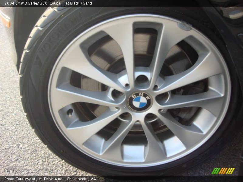 Jet Black / Sand 2004 BMW 3 Series 330i Coupe