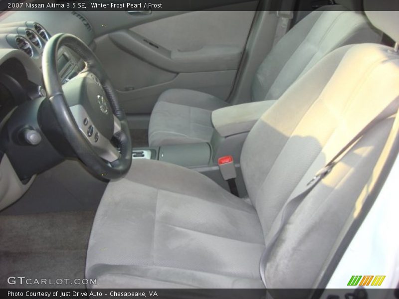 Winter Frost Pearl / Frost 2007 Nissan Altima 3.5 SE