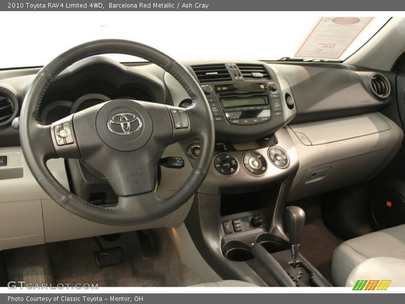 Barcelona Red Metallic / Ash Gray 2010 Toyota RAV4 Limited 4WD