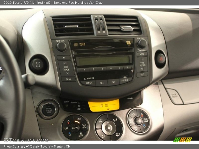 Barcelona Red Metallic / Ash Gray 2010 Toyota RAV4 Limited 4WD
