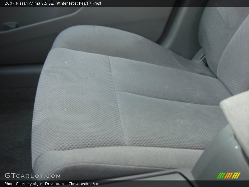 Winter Frost Pearl / Frost 2007 Nissan Altima 3.5 SE
