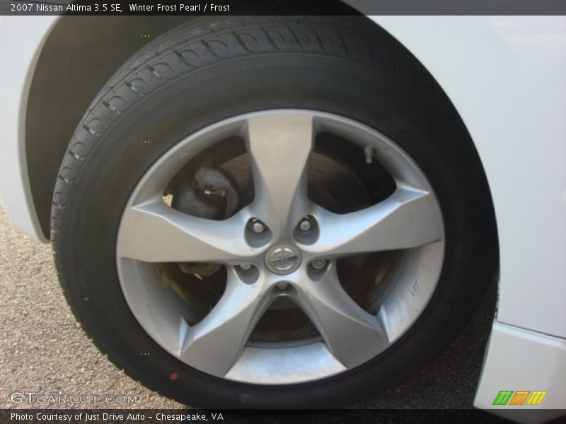 Winter Frost Pearl / Frost 2007 Nissan Altima 3.5 SE