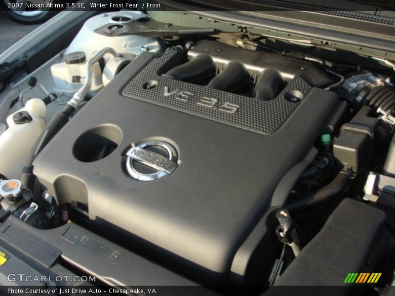 Winter Frost Pearl / Frost 2007 Nissan Altima 3.5 SE