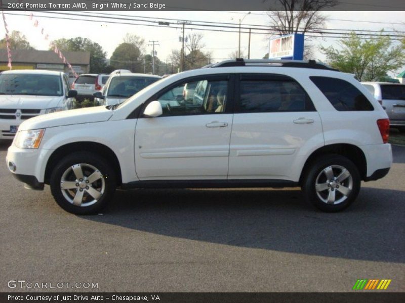 Bright White / Sand Beige 2006 Pontiac Torrent AWD
