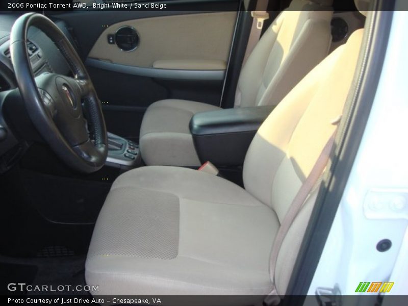 Bright White / Sand Beige 2006 Pontiac Torrent AWD