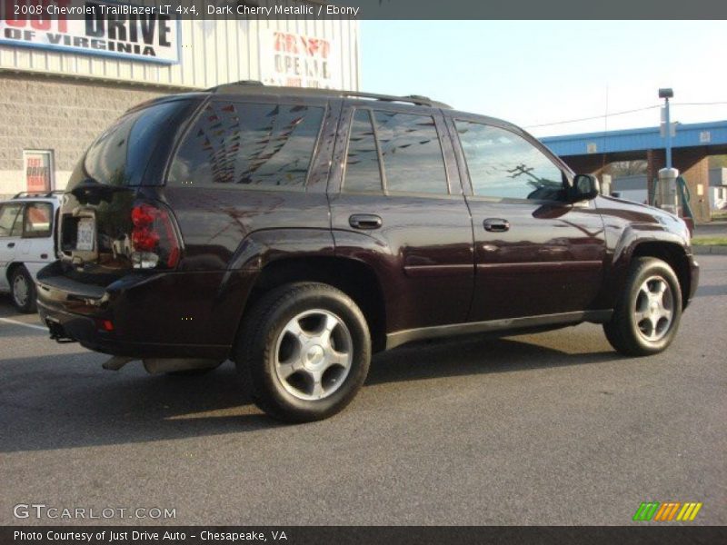 Dark Cherry Metallic / Ebony 2008 Chevrolet TrailBlazer LT 4x4