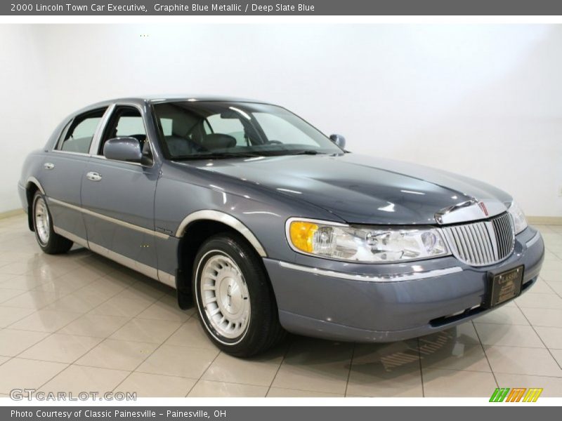 Graphite Blue Metallic / Deep Slate Blue 2000 Lincoln Town Car Executive