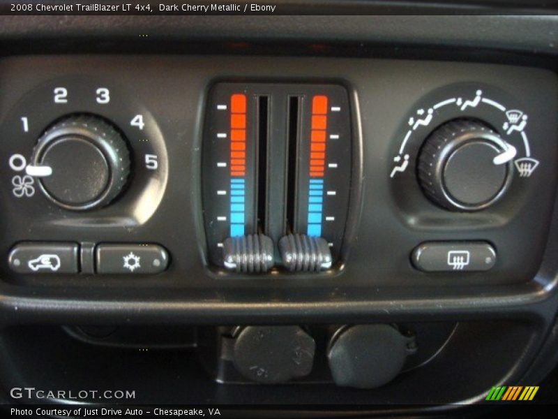 Dark Cherry Metallic / Ebony 2008 Chevrolet TrailBlazer LT 4x4