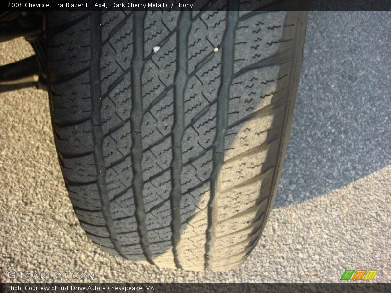 Dark Cherry Metallic / Ebony 2008 Chevrolet TrailBlazer LT 4x4