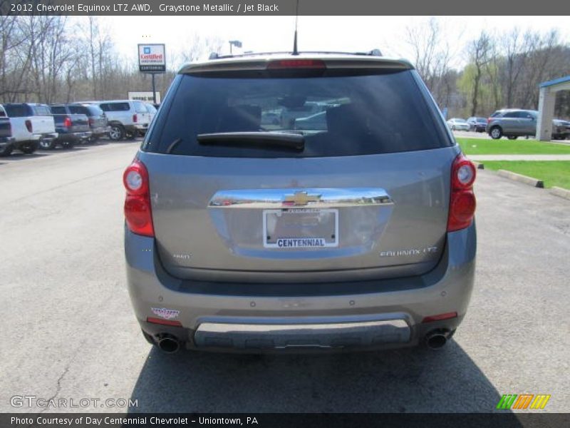 Graystone Metallic / Jet Black 2012 Chevrolet Equinox LTZ AWD