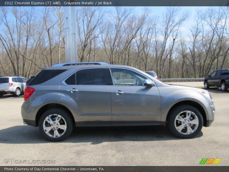 Graystone Metallic / Jet Black 2012 Chevrolet Equinox LTZ AWD