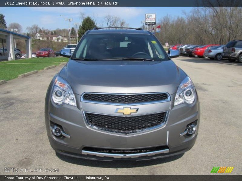 Graystone Metallic / Jet Black 2012 Chevrolet Equinox LTZ AWD