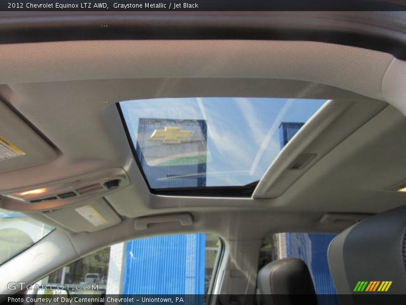 Graystone Metallic / Jet Black 2012 Chevrolet Equinox LTZ AWD
