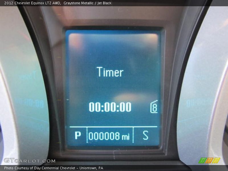 Graystone Metallic / Jet Black 2012 Chevrolet Equinox LTZ AWD