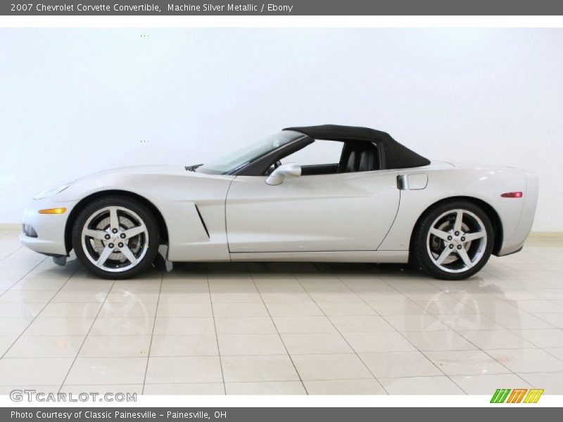 Machine Silver Metallic / Ebony 2007 Chevrolet Corvette Convertible