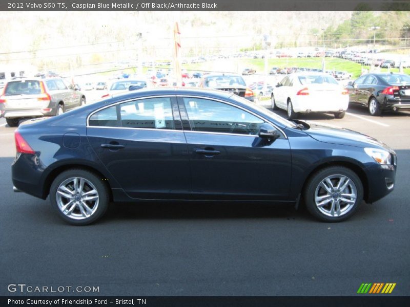 Caspian Blue Metallic / Off Black/Anthracite Black 2012 Volvo S60 T5