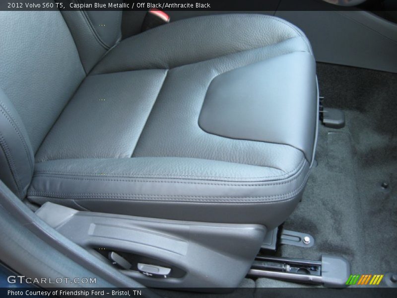 Caspian Blue Metallic / Off Black/Anthracite Black 2012 Volvo S60 T5