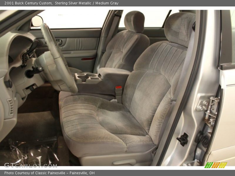 Sterling Silver Metallic / Medium Gray 2001 Buick Century Custom