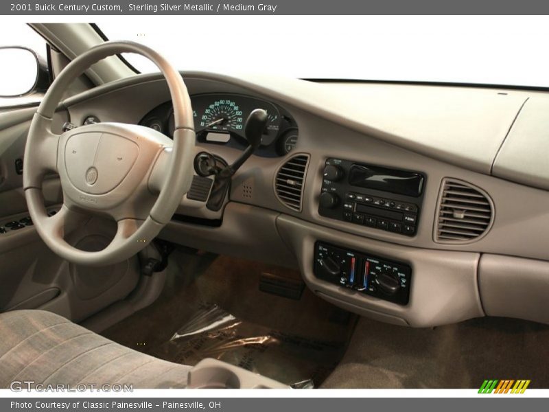 Sterling Silver Metallic / Medium Gray 2001 Buick Century Custom