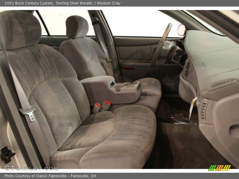 Sterling Silver Metallic / Medium Gray 2001 Buick Century Custom