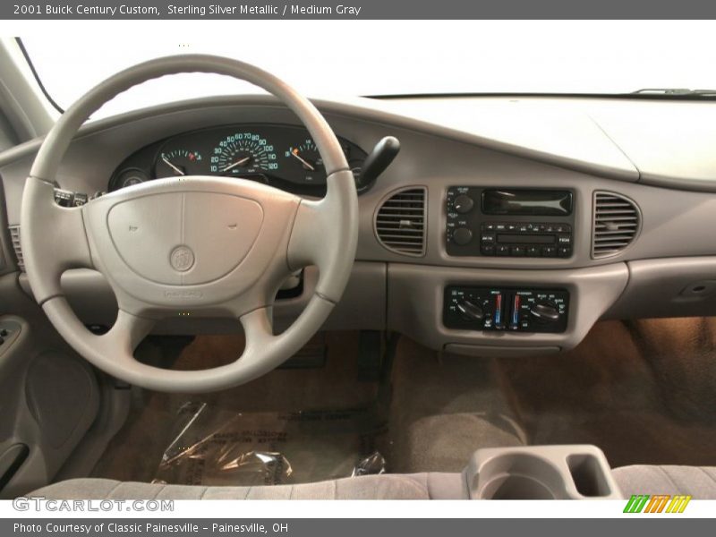 Sterling Silver Metallic / Medium Gray 2001 Buick Century Custom
